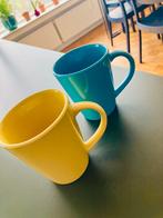 Leuke koffiemokjes, 3EURO voor set van twee, Keramiek, Ophalen of Verzenden, Zo goed als nieuw, Effen