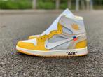 Nike air Jordan 1 « OFF-white » jaune rétro haute custom, Enlèvement ou Envoi, Neuf