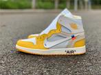 Nike air Jordan 1 “OFF-white” yellow retro high custom, Nieuw, Ophalen of Verzenden