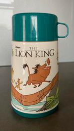 Vintage Disney thermos The Lion King Simba Timon Pumba, Ophalen of Verzenden, Leeuwenkoning of Jungle Boek, Zo goed als nieuw