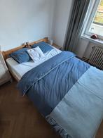 Lit en pin massif 140x 200, Maison & Meubles, Enlèvement ou Envoi, Autres couleurs, 140 cm, Deux personnes