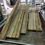 hardhouten palen voor omheining, Tuin en Terras, Palen, Balken en Planken, Ophalen, Gebruikt, Palen, Hardhout