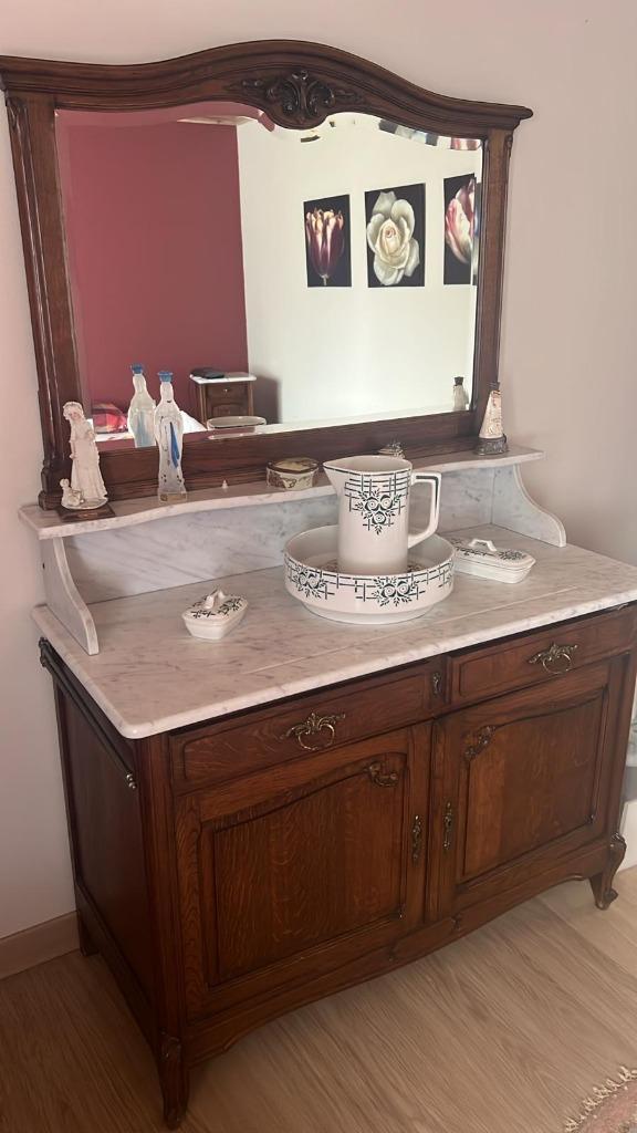 Spiegelkast antiek, Huis en Inrichting, Kasten | Overige, Ophalen