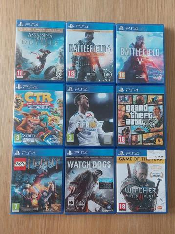lot PS4 games --- ZIE OMSCHRIJVING beschikbaar voor biedingen