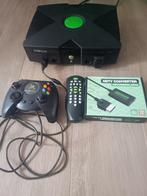 xbox classic met: 1 controller, hdmi converter, dvd oog + ba, Games en Spelcomputers, Ophalen, Gebruikt, Met 1 controller