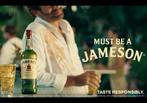 Reclamebord vintage Jameson whiskey mancave poolhouse nieuw, Ophalen of Verzenden, Nieuw, Reclamebord