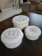 Stoffen ,decoratieve potjes landelijke stijl, Huis en Inrichting, Woonaccessoires | Onderzetters, Ophalen