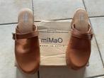 Gloednieuwe leren klomp van MiMao maat 39 ## 25,00 ##, Kleding | Dames, Ophalen, Bruin, Instappers, Nieuw