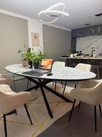 Ovale eettafel 6 persoons, Huis en Inrichting, Tafels | Eettafels, Ophalen, 100 tot 150 cm, Modern classic, 200 cm of meer