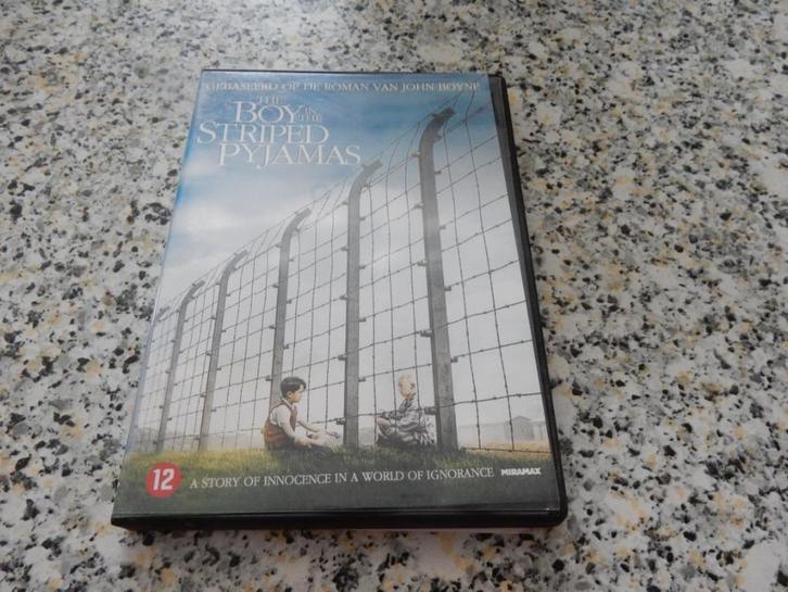 nr.1778- Dvd: the boy in the striped pyjamas - drama, Cd's en Dvd's, Dvd's | Drama, Drama, Vanaf 12 jaar, Ophalen of Verzenden