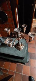 kandelaar 5 kaarsen, Antiek en Kunst, Ophalen, Zilver