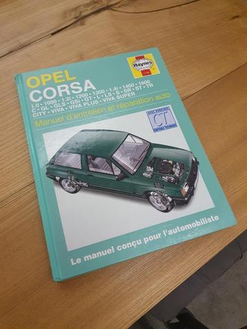 Livre manuel d'entretien Opel Corsa - Haynes