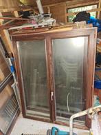 Meranti dubbel raam b127cm x h158cm  4 stuks, Doe-het-zelf en Bouw, Ophalen of Verzenden