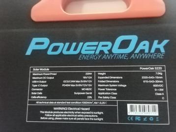 Powerstation en zonnepaneel beschikbaar voor biedingen