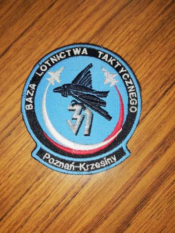 Patch F16 de l'armée de l'air polonaise