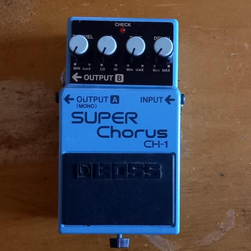 BOSS CH-1 Super Chorus pédale d'effets / stompbox, Muziek en Instrumenten, Effecten, Gebruikt, Chorus, Ophalen of Verzenden