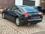 Citroen C6 2.2Hdi Full Option Navi/Cruise/Pdc/Bi-Xenon, Auto's, Voorwielaandrijving, 4 deurs, Zwart, Blauw