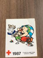 Sticker Rode Kruis 1987 Asterix en Obelix, Asterix en Obelix, Zo goed als nieuw, Verzenden