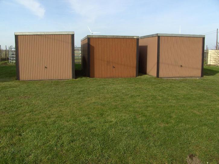A vendre 3 garages démontables, Immo, Garages en Parkeerplaatsen, Provincie Henegouwen