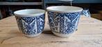 Bloempotten Delfts Blauw, Ophalen, Zo goed als nieuw