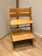 Trip trap stokke (tripp trapp naturel) met beugel, Kinderen en Baby's, Kinderstoelen, Ophalen, Zo goed als nieuw