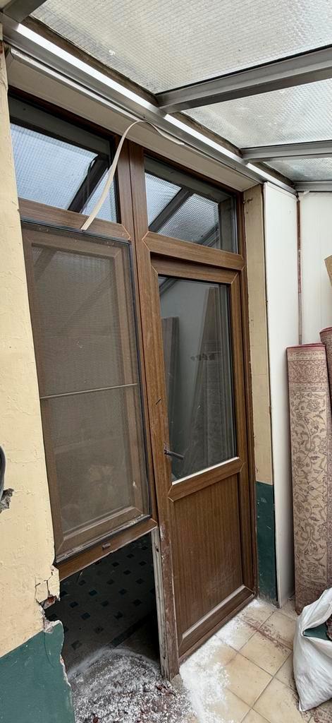 Porte fenetre, Doe-het-zelf en Bouw, Deuren en Vliegenramen, Zo goed als nieuw, Ophalen