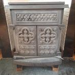 Poèle a bois en fonte L60cm l 45cm h 80cm, Maison & Meubles, Cheminées, Enlèvement, Utilisé, Cheminée sur pied, Cheminée au bois