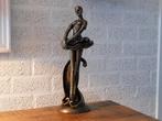 Statue d'une ballerine, en fonte, aspect bronze, décoration, Antiquités & Art, Enlèvement ou Envoi