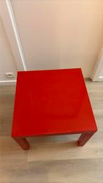 Rood tafeltje ikea, Huis en Inrichting, Ophalen, Gebruikt, Vierkant