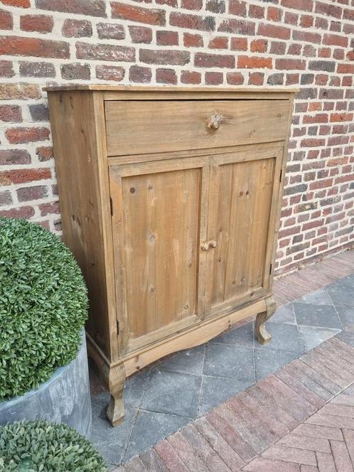 Oud massief halkastje, Huis en Inrichting, Kasten | Overige, Ophalen of Verzenden