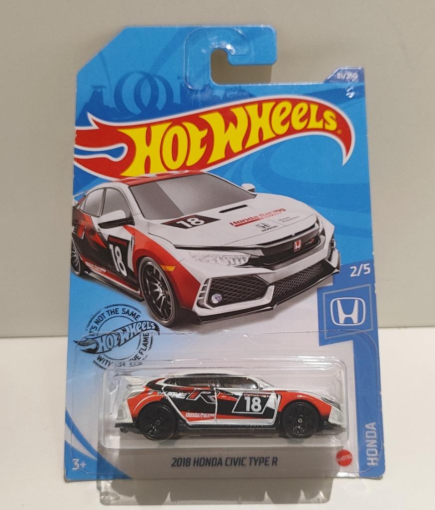 Hot Wheels 2018 Honda civic type R nr18 Racing (2019), Ophalen of Verzenden