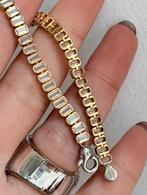 Ti sento gouden tennisarmband Maat S, Ophalen of Verzenden, Nieuw, Goud, Zilver