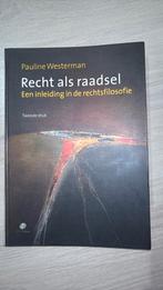 Pauline Westerman - Recht als raadsel, Livres, Science, Enlèvement ou Envoi, Pauline Westerman