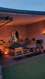 Pallet lounge set met kussens, Tuin en Terras, Ophalen