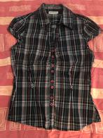 Geruite blouse, Kleding | Dames, C&A, Maat 38/40 (M), Zo goed als nieuw, Zwart
