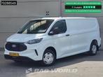 Ford Transit Custom 110pk L2H1 LED Airco Cruise Camera CarPl, Auto's, Stof, Gebruikt, Euro 6, 4 cilinders