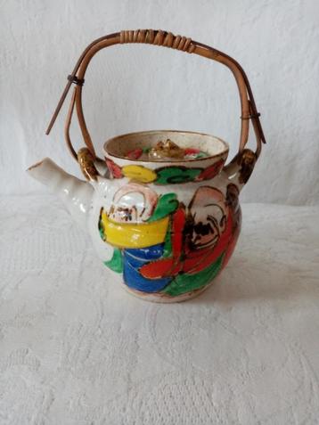 Keramische theepot „Kenzan” Kyo/Satsuma Japanse jaren 20  beschikbaar voor biedingen