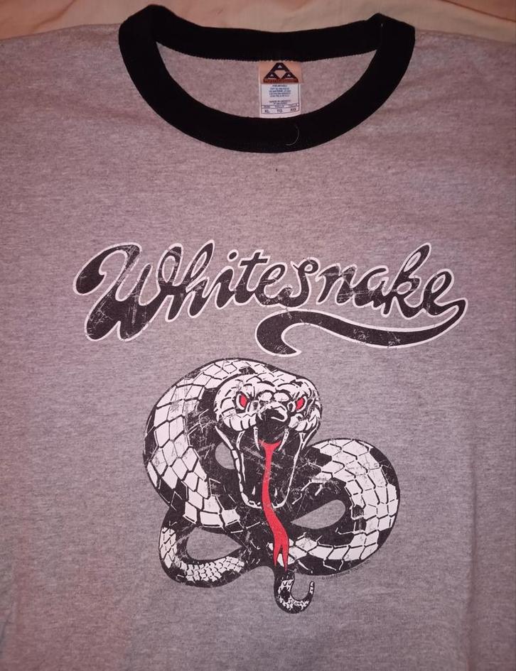 Whitesnake t-shirt XL vintage-look, Kleding | Dames, Pyjama's, Zo goed als nieuw, Ophalen of Verzenden