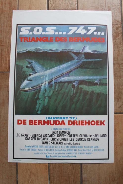 filmaffiche Airport '77 Jack Lemmon filmposter, Verzamelen, Posters, Zo goed als nieuw, Film en Tv, A1 t/m A3, Rechthoekig Staand