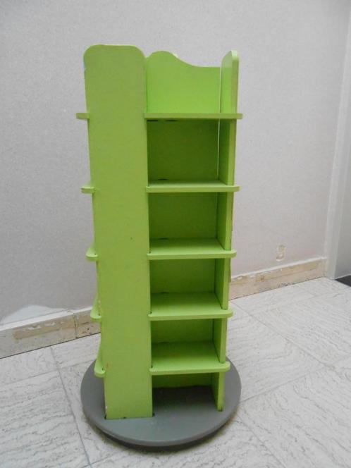 Vintage draaikast voor miniaturen of verzamelingen, Huis en Inrichting, Kasten | Vitrinekasten, Gebruikt, Minder dan 100 cm, Minder dan 50 cm
