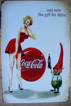 COCA-COLA REKLAME -METAAL-, Verzamelen, Ophalen of Verzenden