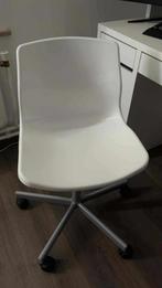 Chaise de burreau blanche, Enlèvement, Utilisé, Blanc, Chaise de bureau