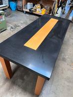 Tafel met eik en Corian, Huis en Inrichting, Tafels | Eettafels, Ophalen, Gebruikt, Eikenhout, 200 cm of meer