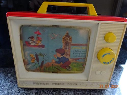 Fisher Price 114 Two Tune Music Box TV*ENKEL VOOR DECORATIE, Enfants & Bébés, Jouets | Fisher-Price, Utilisé, Enlèvement ou Envoi