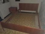 Slaapkamer, bed, nachtkastjes, spiegelkommode, Huis en Inrichting, Slaapkamer | Slaapbanken, Ophalen, Gebruikt