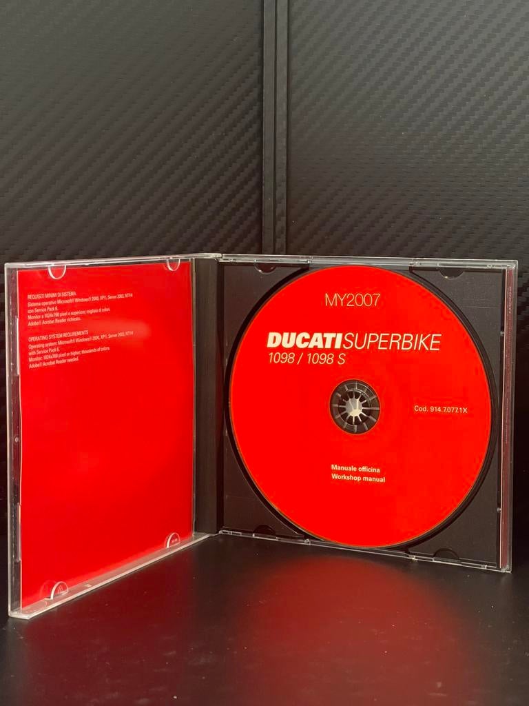 Officiële Ducati reparatiehandleidingen, Motoren, Onderdelen | Ducati, Ophalen of Verzenden