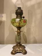 Antiek Franse art nouveau olie lamp, Antiek en Kunst, Ophalen
