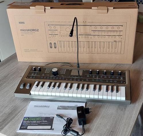 MicroKORG2 perfecte staat, titanium kleur, Muziek en Instrumenten, Synthesizers, Nieuw, Overige aantallen, Korg, Ophalen