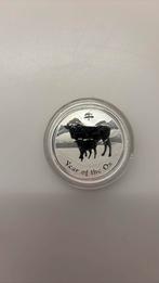 Year of the Ox - Lunar - 2009 - 1 ounce zilver, Postzegels en Munten, Ophalen of Verzenden, Zilver