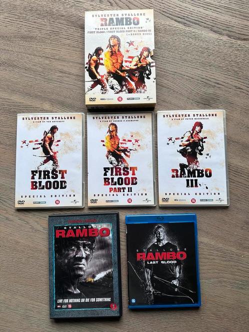 RAMBO COMPLETE COLLECTION ! VEEL EXTRA’S ! NIEUWSTAAT !, CD & DVD, DVD | Action, Comme neuf, Enlèvement ou Envoi